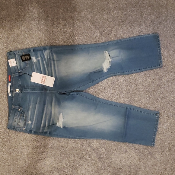 Celebrity Pink Denim - Hi-Rise Relaxed Straight Leg Jeans Denim